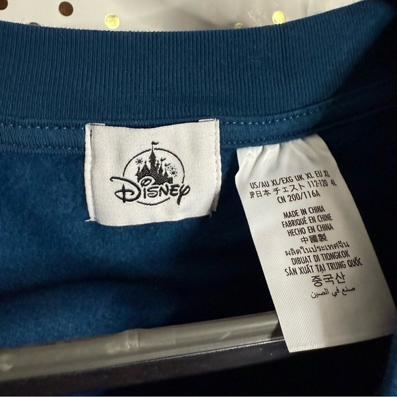 Disney Blue Crewneck Sweater with Vibrant Graphics - Picture 4 of 9